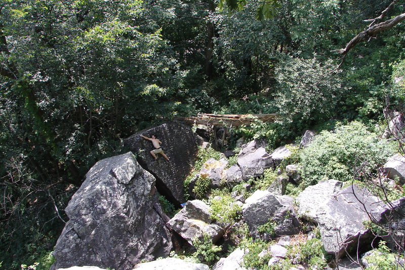 Great slab climb.<br>
Photo: RV
