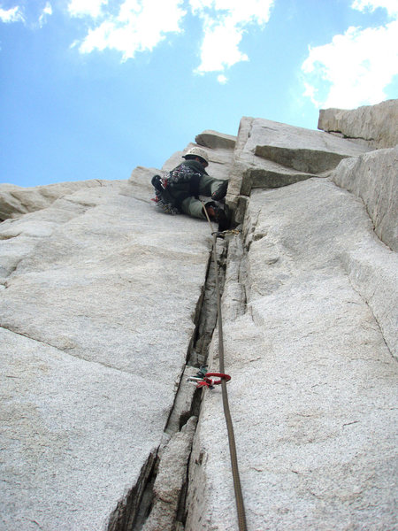 Nearing the crux of Black Sheep.