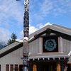 Totem Pole  at the tribal center near Squamish