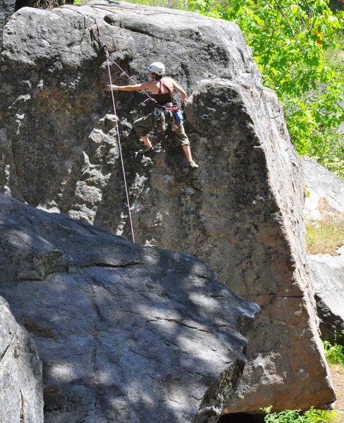 West side of Cube - Unknown Climber