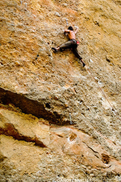 Lonnie Kauk navigating his way through Wicked Bender