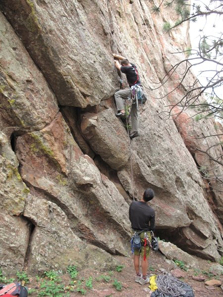 Shawn puts up pitch 1.