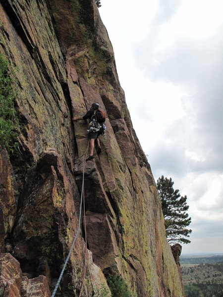 Approaching Ruper traverse