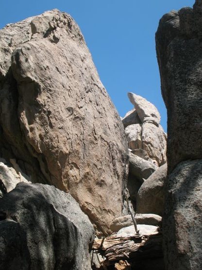 East face of Chester Rock, Holcomb Valley Pinnacles