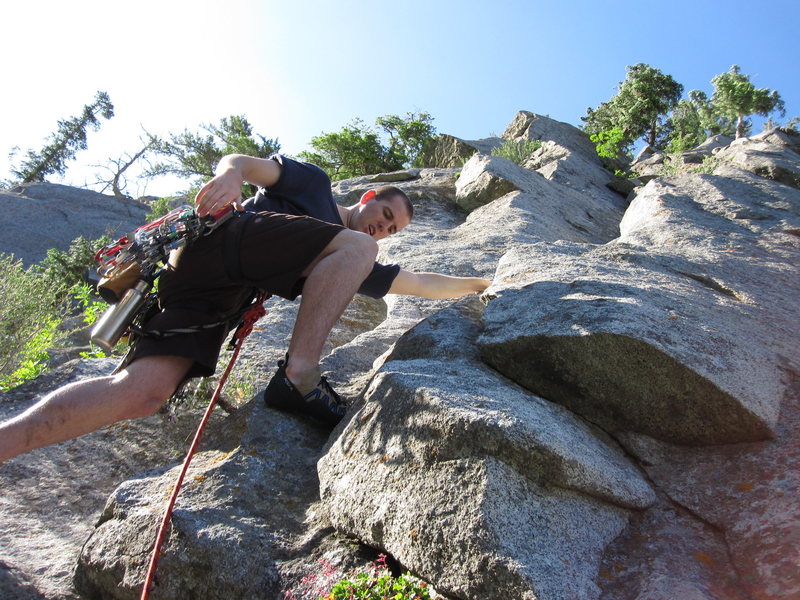 Jon on lead: Japanese Terrace