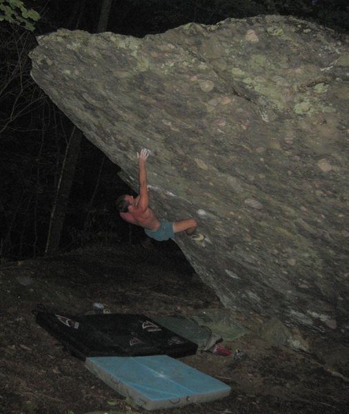 Steven Lovelace on "Front Man" (V-4+) AVP Boulder, Grayson Highlands VA