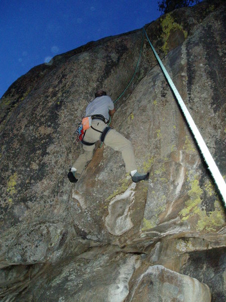 Lenny likes to climb until dark, although he may not have liked this particular climb so much!
