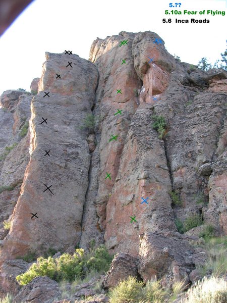 Fear of Flying is the 2nd climb from the right.