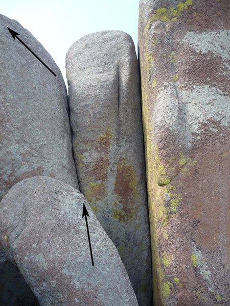 Exit on the 5.4 slab and then go over to the worm drive anchors.