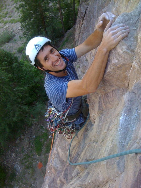 Josh Gross on P1, 5.10. This pitch will keep your attention the whole way.