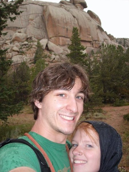As the rain starts to fall, we run to the safety of the car, stopping only to document the awesomeness of Vedauwoo.