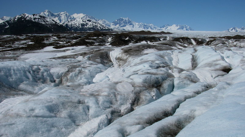 The Brady Icefield with Mount La Perouse, Mount Crillon and Mount Bertha