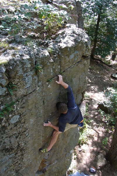 Jay after the crux.