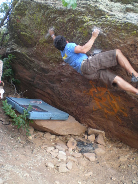 The last few moves (feet critcal here).