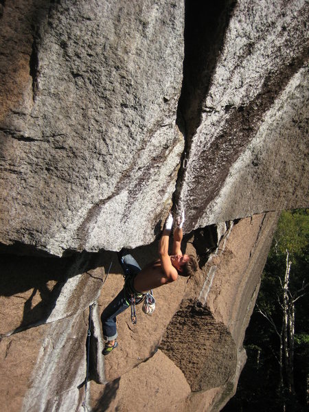 Attempting La Zebree 5 14a At Mont King Quebec Over Labor Day Weekend Such An Amazing