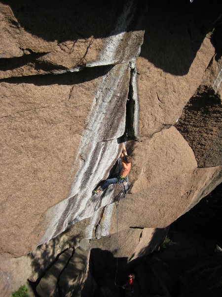 Attempting La Zebree 5 14a At Mont King Quebec This Is The Most Amazing Crack I