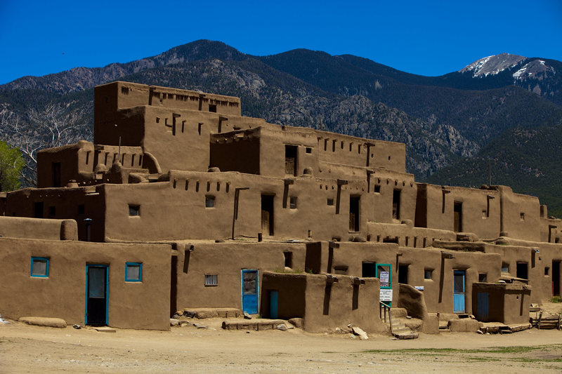 Taos Pueblo<br>
<br>
Photo courtesy of andrewburr.com. All rights reserved.<br>