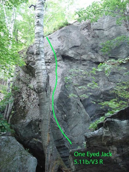 One Eyed Jack... This was a biproduct of cleaning Suicide Kings which follows the more perfect line... This one is fun but more bouldery ...