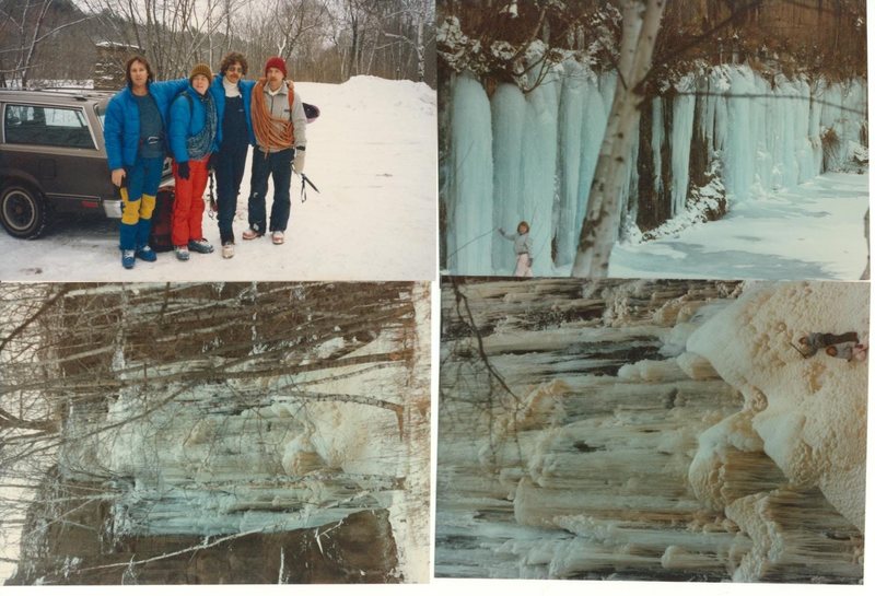 Circa 1983/84 With Al Grahn, Dahlberg, Tom D., some of the first ice climbing prior to global warming