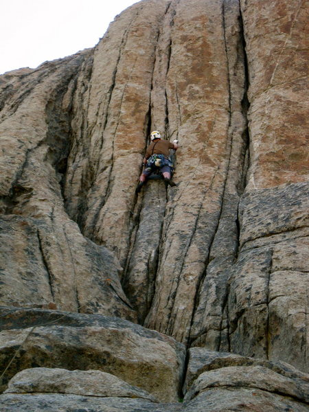 Leading Carol's double cracks-great stuff!