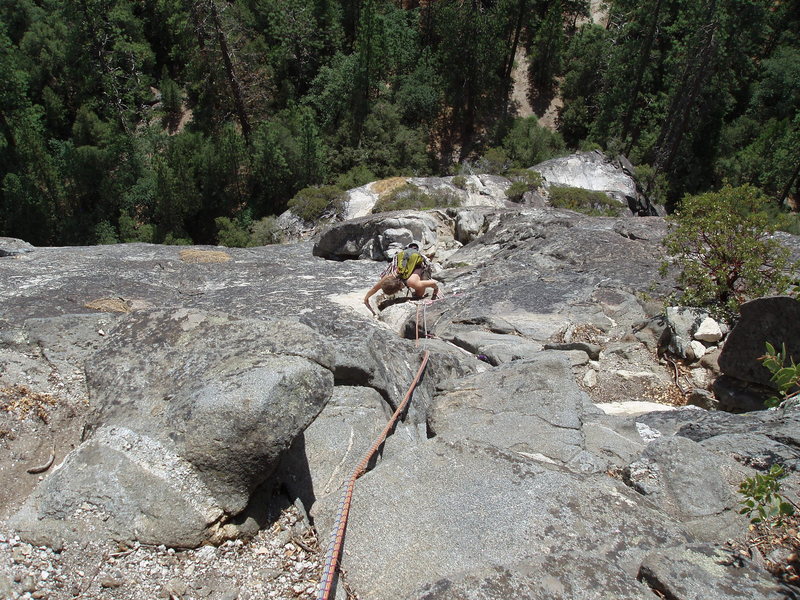 Top of pitch 4 (guide book).