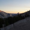Half Dome sunset from Olmstead Point