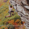 Just a great shot out of climbing mag of one of my favorite Gunks climbs, "Le Teton."