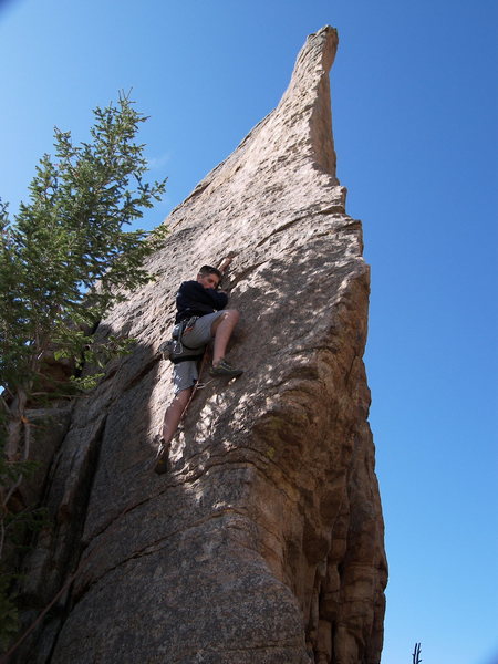 Dan Stackhouse at the crux.