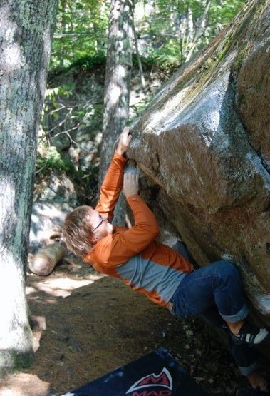 Starting into the crux! Sloppers!