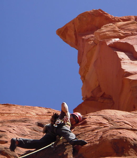 Manny Rangle on the 1st pitch. (almost a crux between every bolt!)