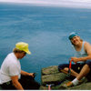 Me and my twin bro Tony on top of Palisade Head MN back in the early 80's.