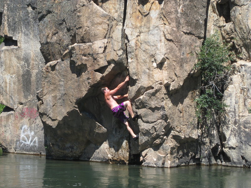 Deep Water Soloing on the Truckee River