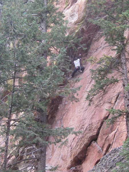 Getting ready for the first crux.