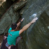 Another angle of The Scoop.  Foley's Wall Left.  The Ridge Bouldering, Connellsville, PA