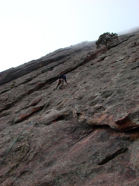 Jay casting off into the mist. October '09.