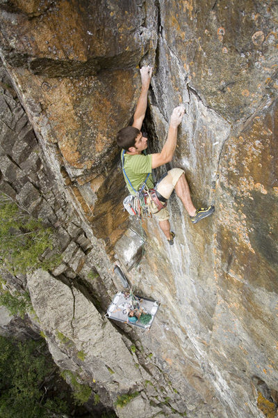 In the crux corner