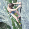 A young, tan, and fit Neil Foster (well two out of three) on the first ascent of Wild West Hero, Malham, Yorkshire