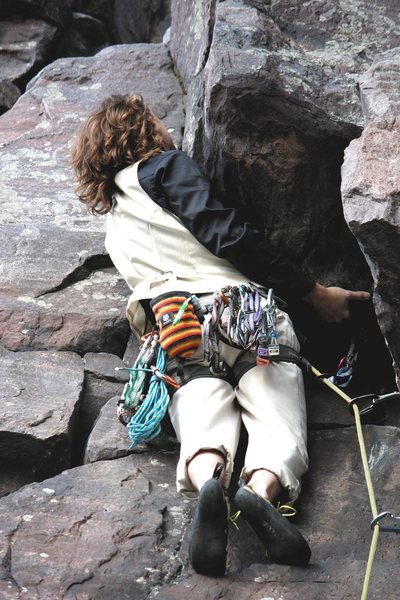 Climbing and looking good.