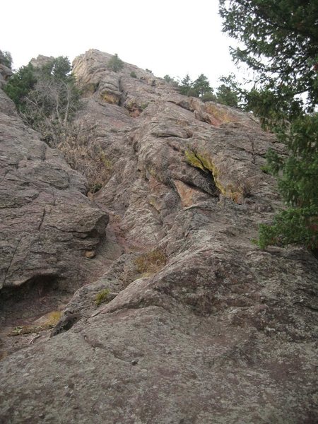 View from SE on the trail.