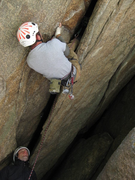 Ronca on Truth, 5.11+.
