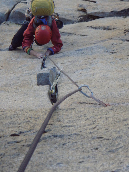 Ginger following the final pitch of the Third Pillar of Dana