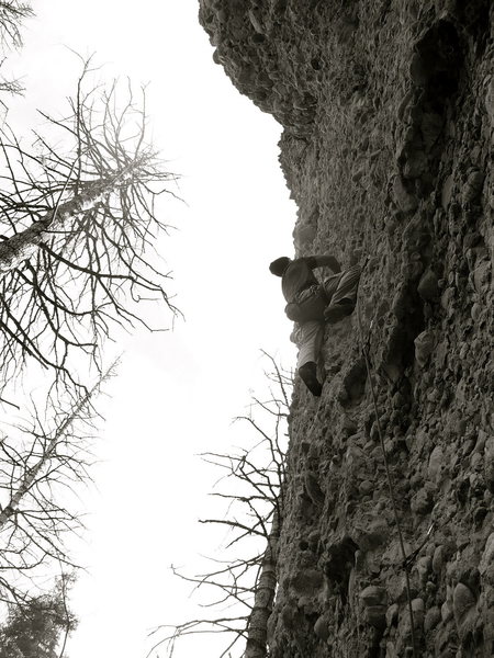 Mike on the Minister, Maple Canyon, UT
