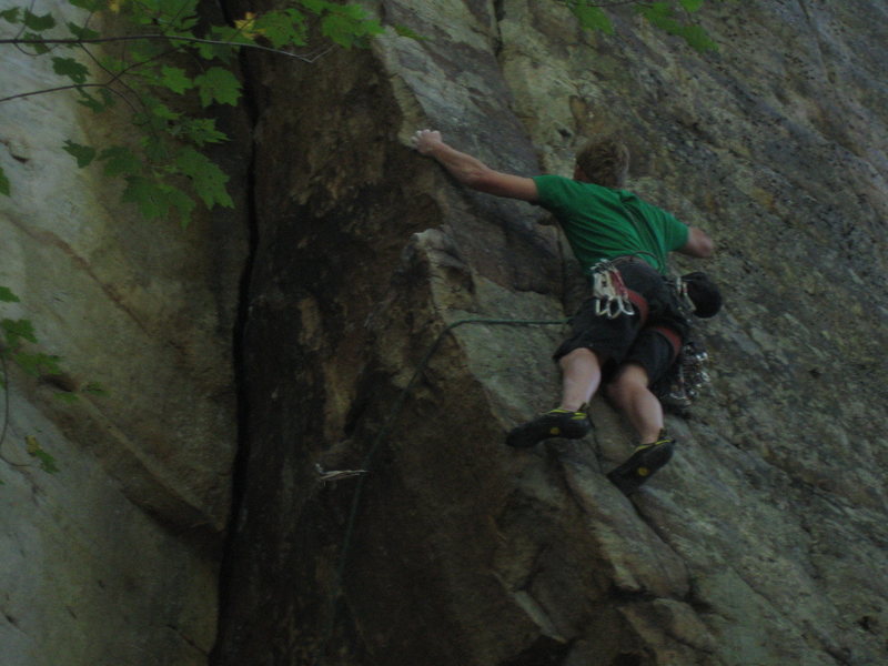 Traversing right around the corner to the supremo handcrack
