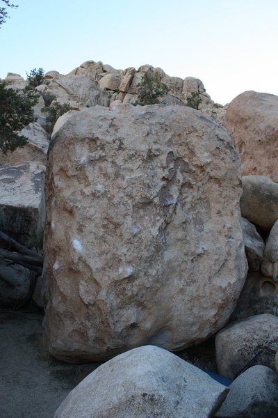 The Melon Boulder, Joshua Tree NP <br>