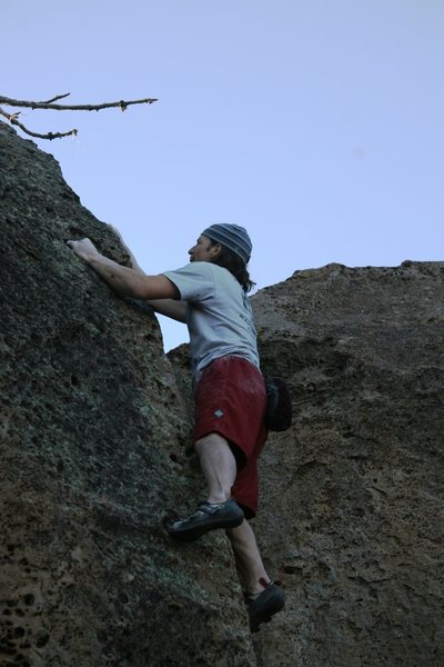 Nearing the top of Pocket Rib