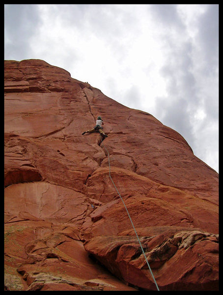 Angelina flashing P1 of 1999 in Sedona, AZ.