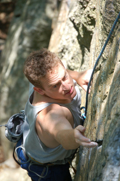 Dave Merle about one third of the way up.