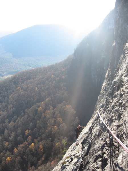 Paul following the 2nd to last pitch near sunset. Photo by Me.