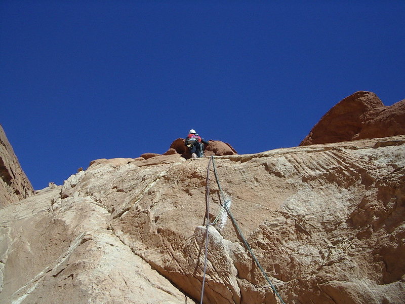 Higher on second pitch .. photo Pat Moe