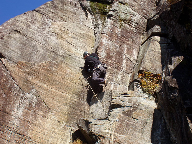 Assorted Climbing at Rumney, NH in October.